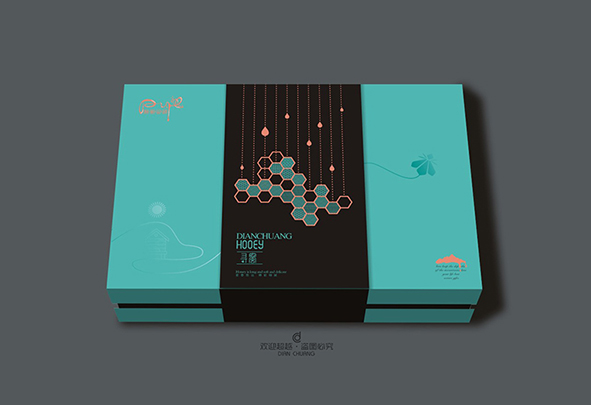 蜂蜜包裝盒設計圖