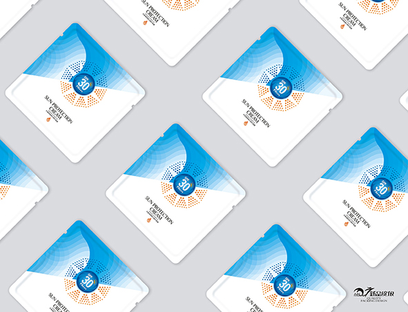 防曬化妝品包裝盒設計